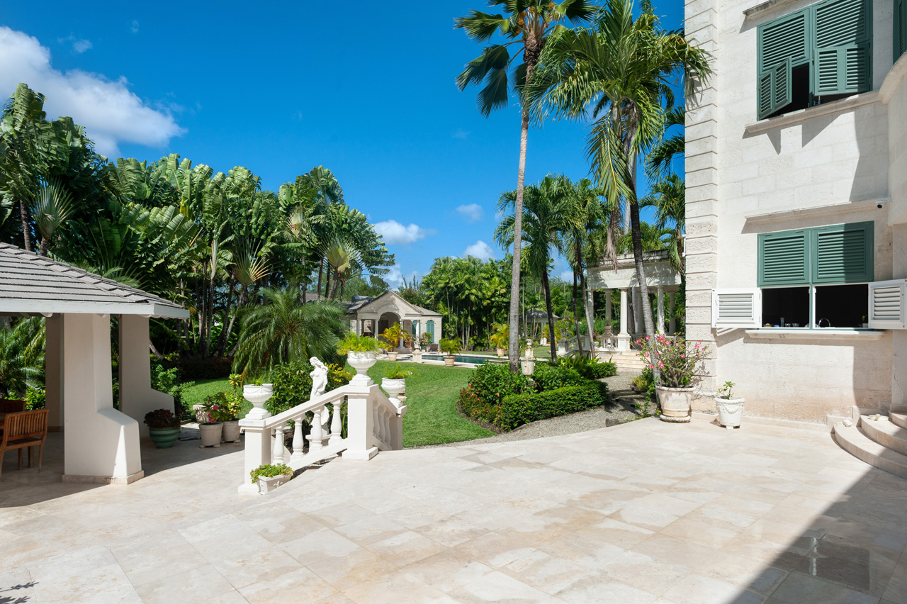 sandy lane barbados sundial plantation holetown pool beach sea neptune kitchen address prestige golf green monkey par 9 tiger woods charitable trust onyx real estate property investment luxury