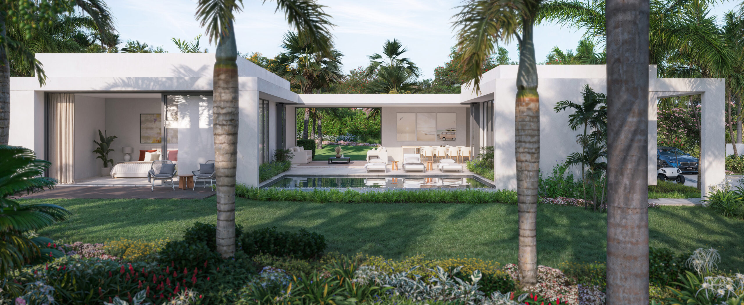 villa oasis apes hill golf community st james barbados bridgetown golf luxury ultra high net worth onyx real estate biophillic design nature waterfall investment