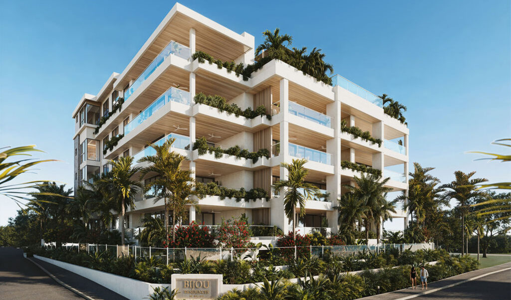 Off-plan luxury development Barbados, Bijou West Coast residences with infinity pool