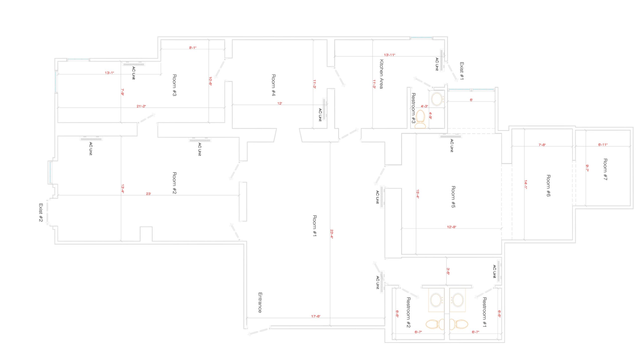 Ground-floor layout plan of Pine Medical Centre Suite 2, Belleville