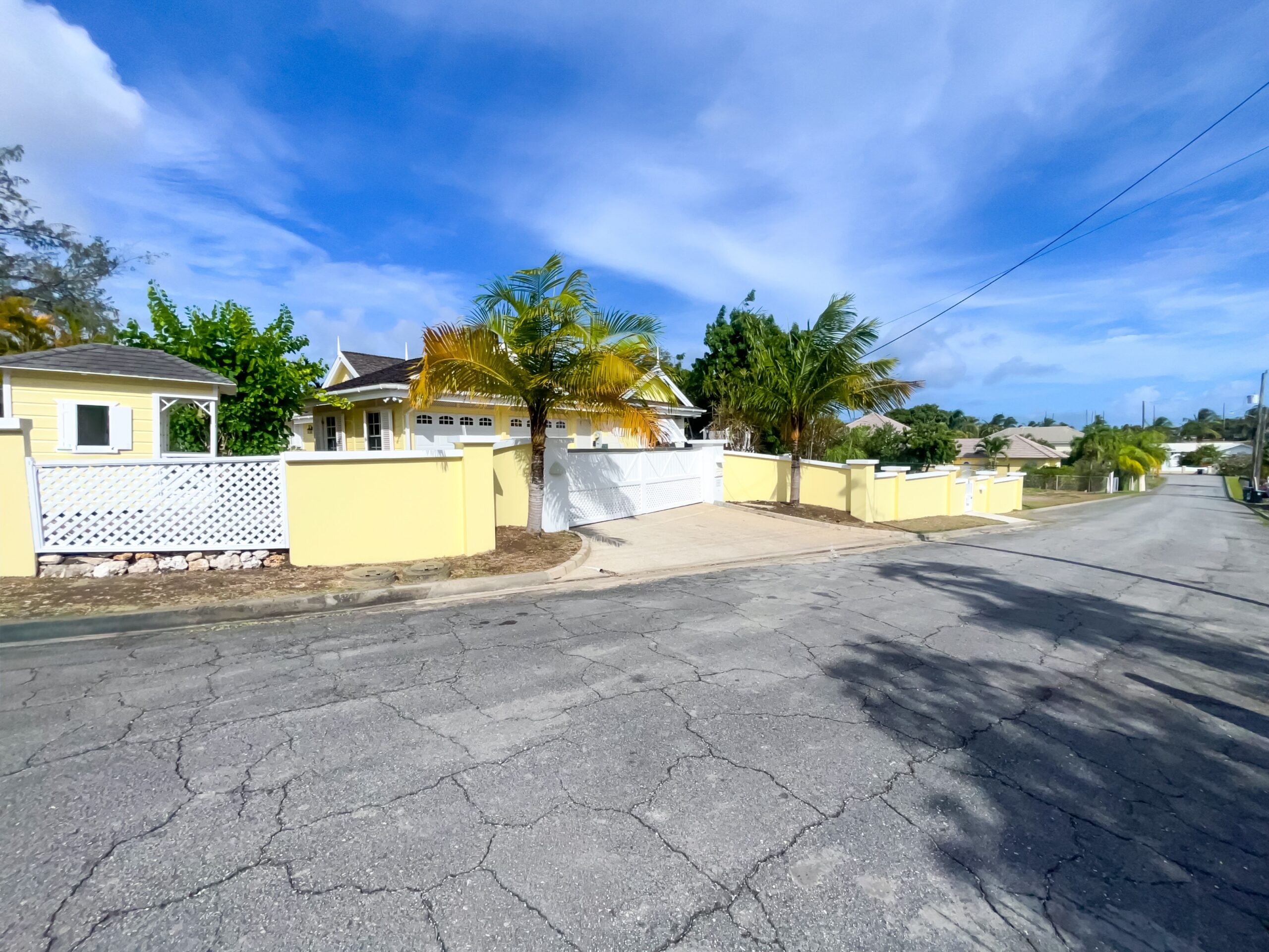 Exterior of Looking Glass, a furnished executive home for rent in Durants, Christ Church, Barbados