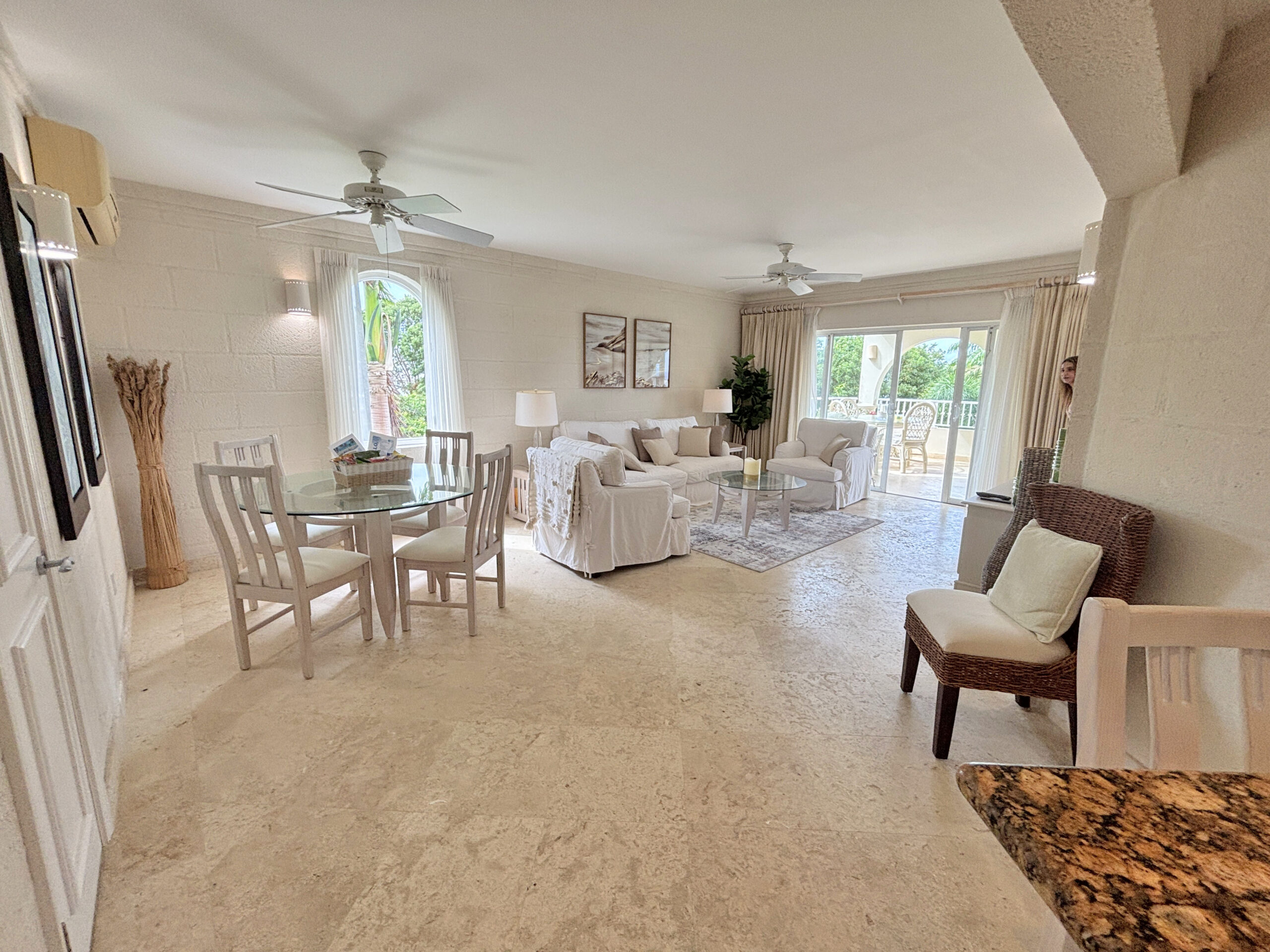 Open-plan living room at Sago, Royal Westmoreland, St James