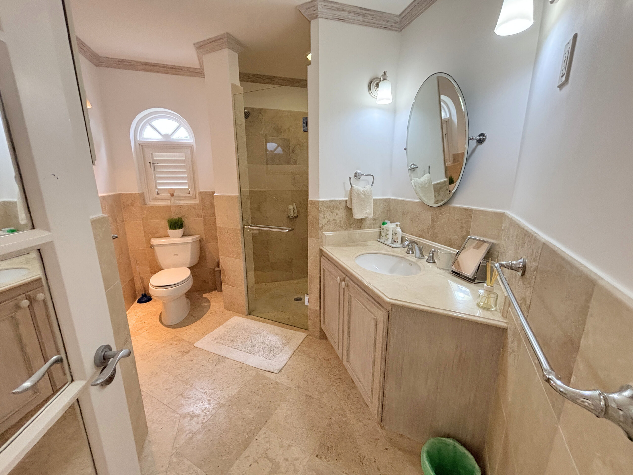 Primary en-suite bathroom at Sago, Royal Westmoreland, St James