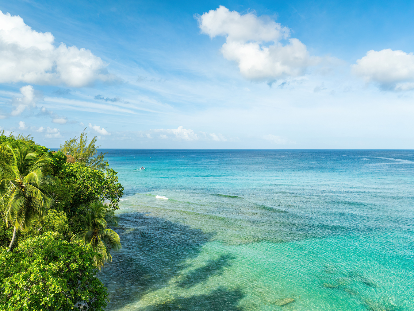 Sea and reef views at Beyond, Mullins Bay, St Peter