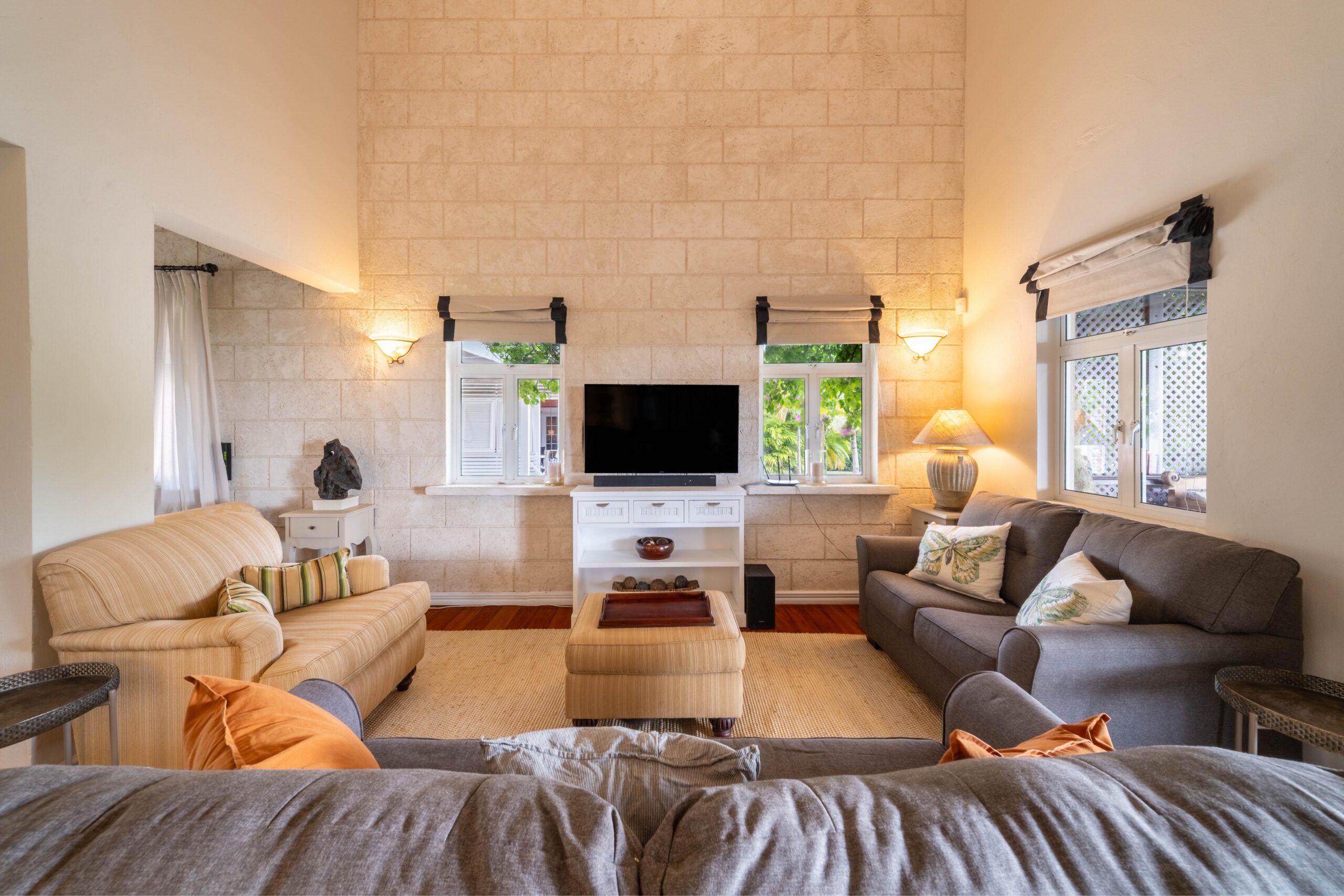 Living room at 39 Blowers, St James