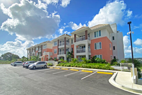 Exterior of The Estates at St. George, a condo development for sale in St George, Barbados