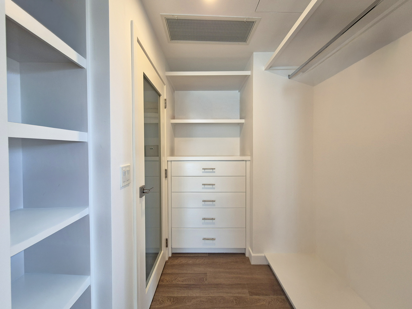 Fitted storage closet at The Estates at St. George M102, St George