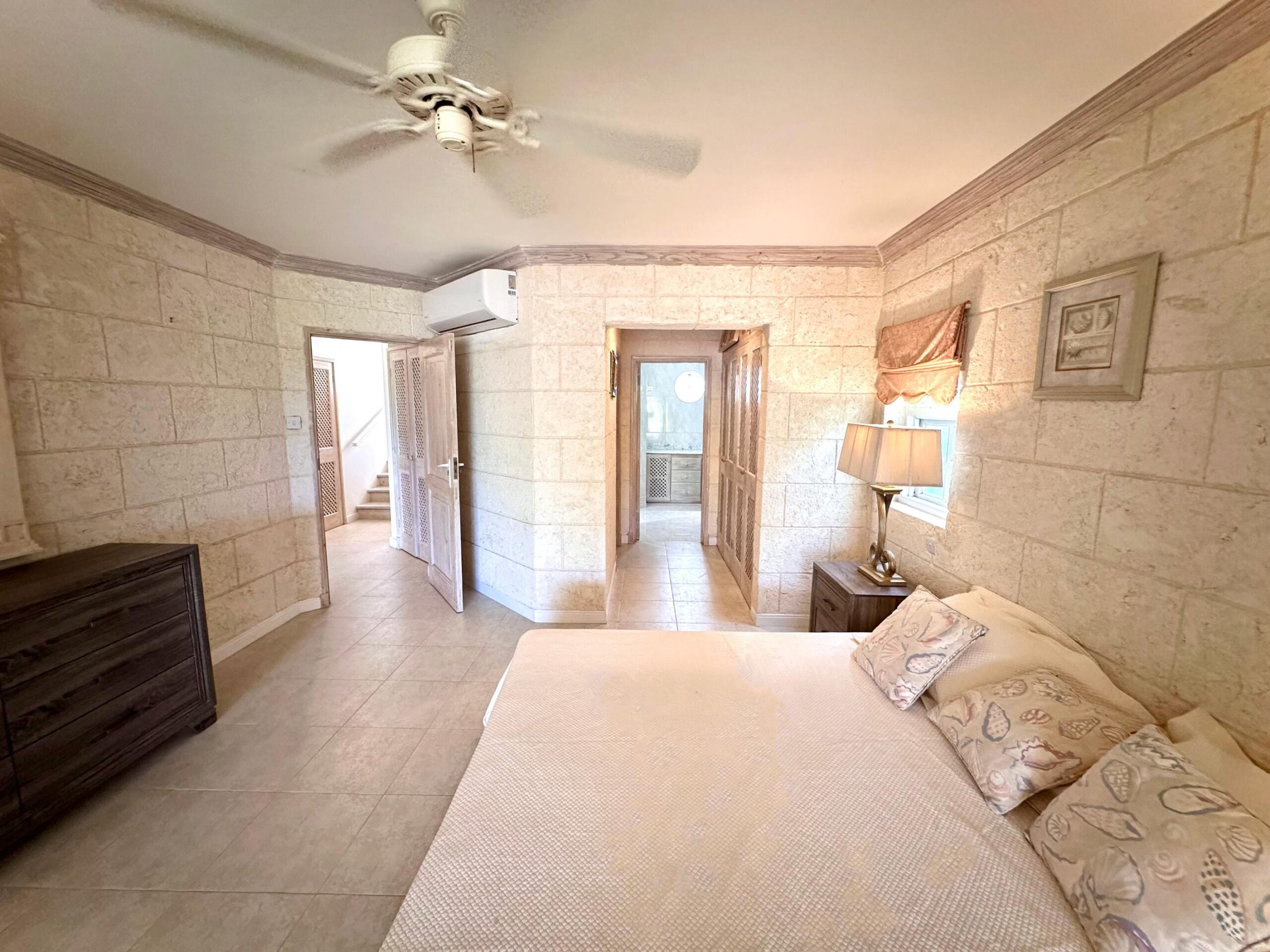Air-conditioned bedroom at Forest Hills 6, Royal Westmoreland, Barbados