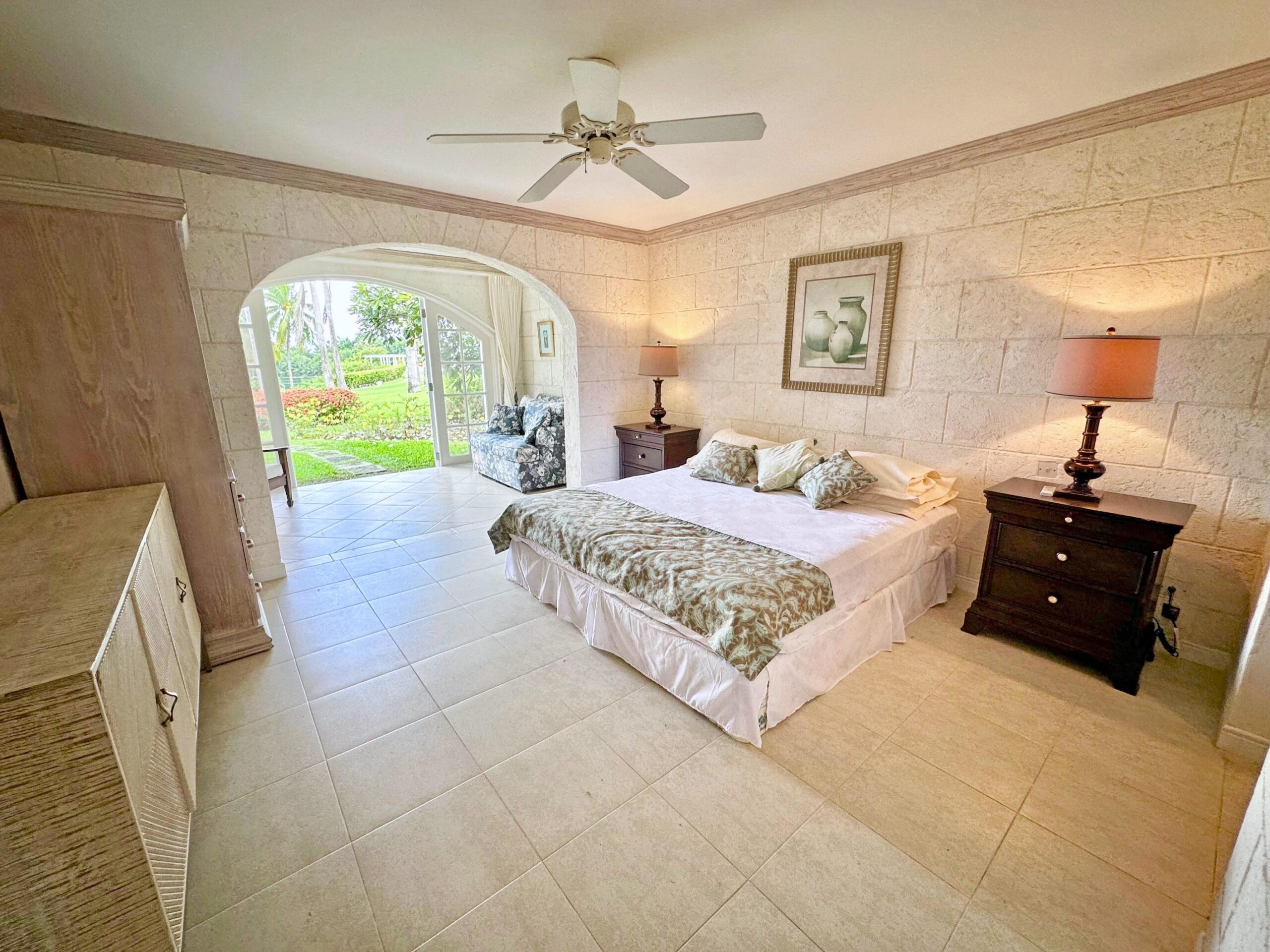 Bedroom with garden access at Forest Hills 6, Royal Westmoreland, St. James