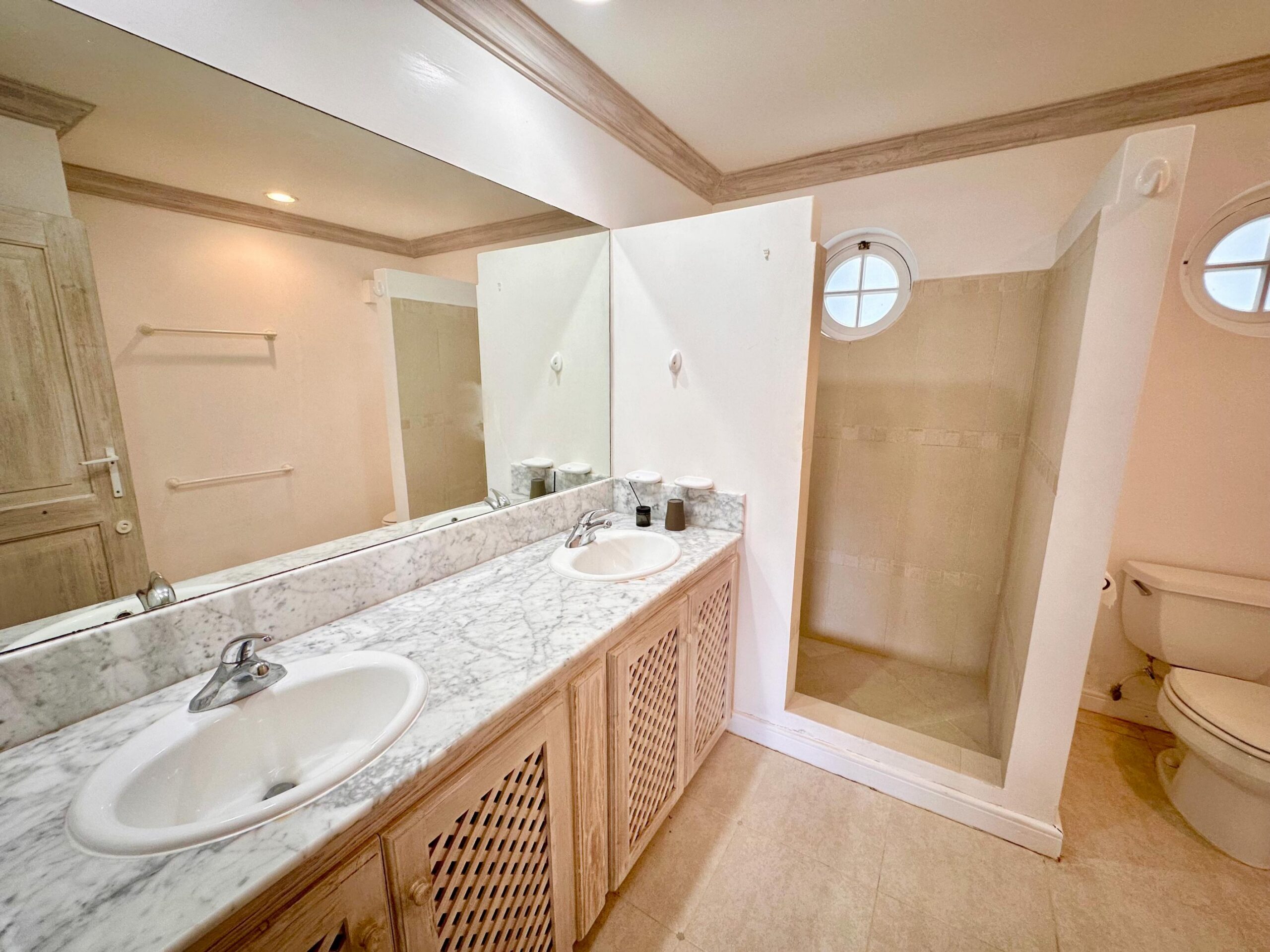 Bathroom with vanity and tub at Forest Hills 6, Royal Westmoreland, Barbados