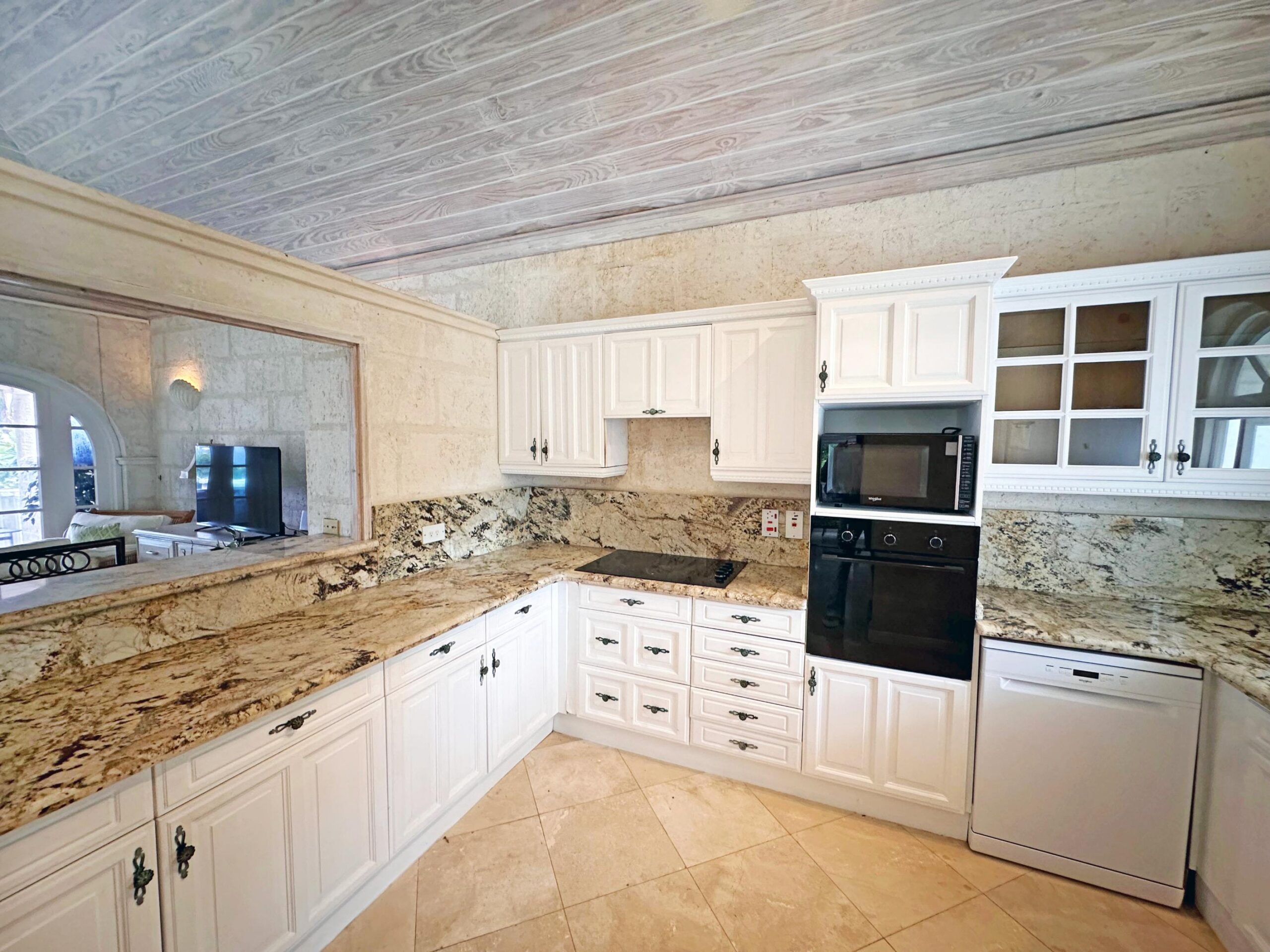 Kitchen with granite countertops at Forest Hills 6, Royal Westmoreland, St. James
