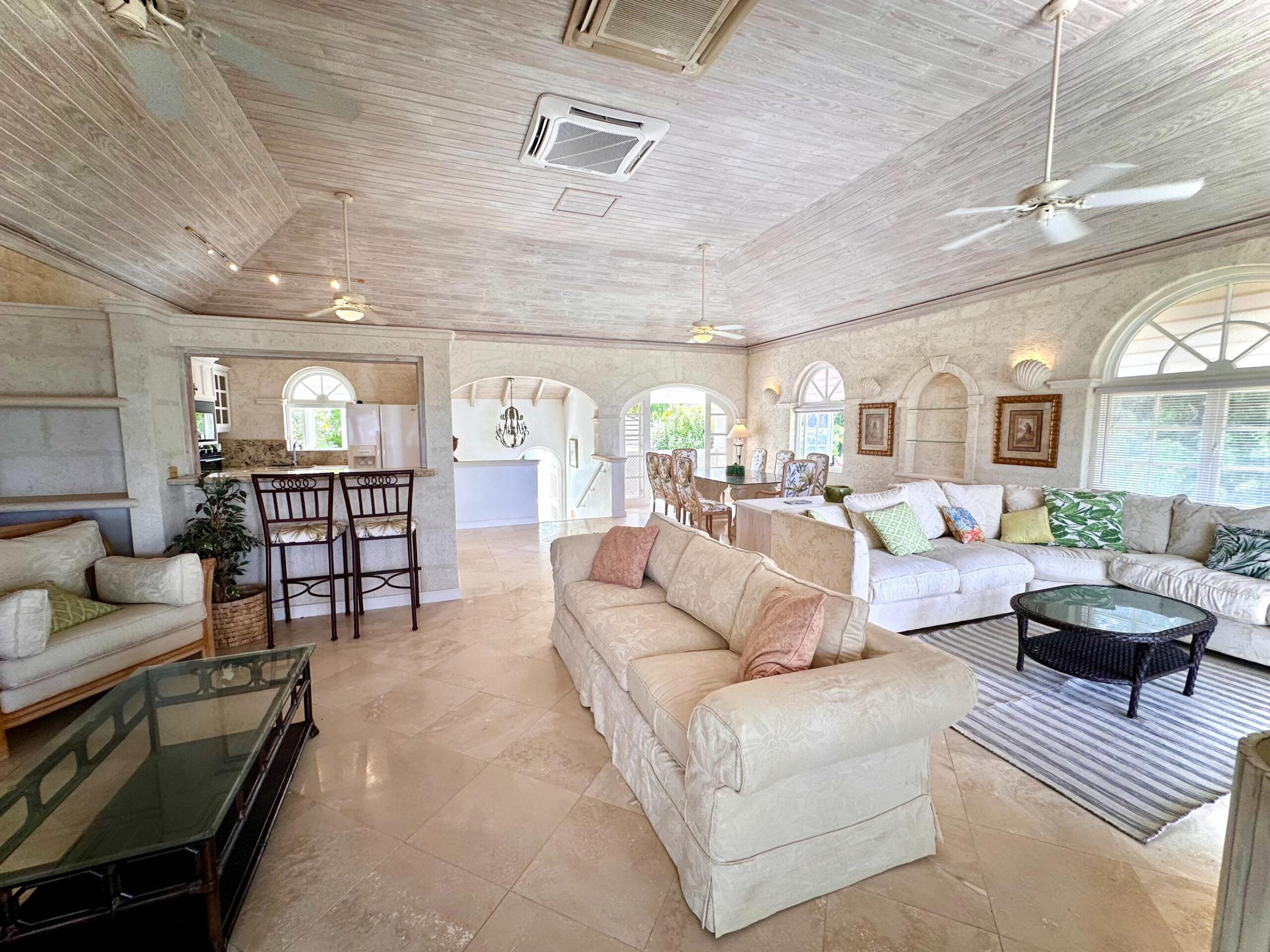 Living room at Forest Hills 6 villa, Royal Westmoreland, Barbados