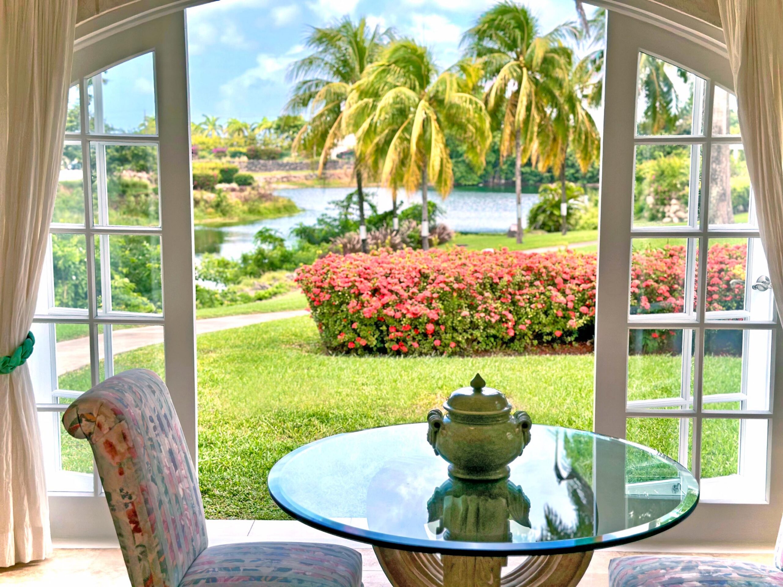 Landscaped gardens at Forest Hills 6, Royal Westmoreland, St. James