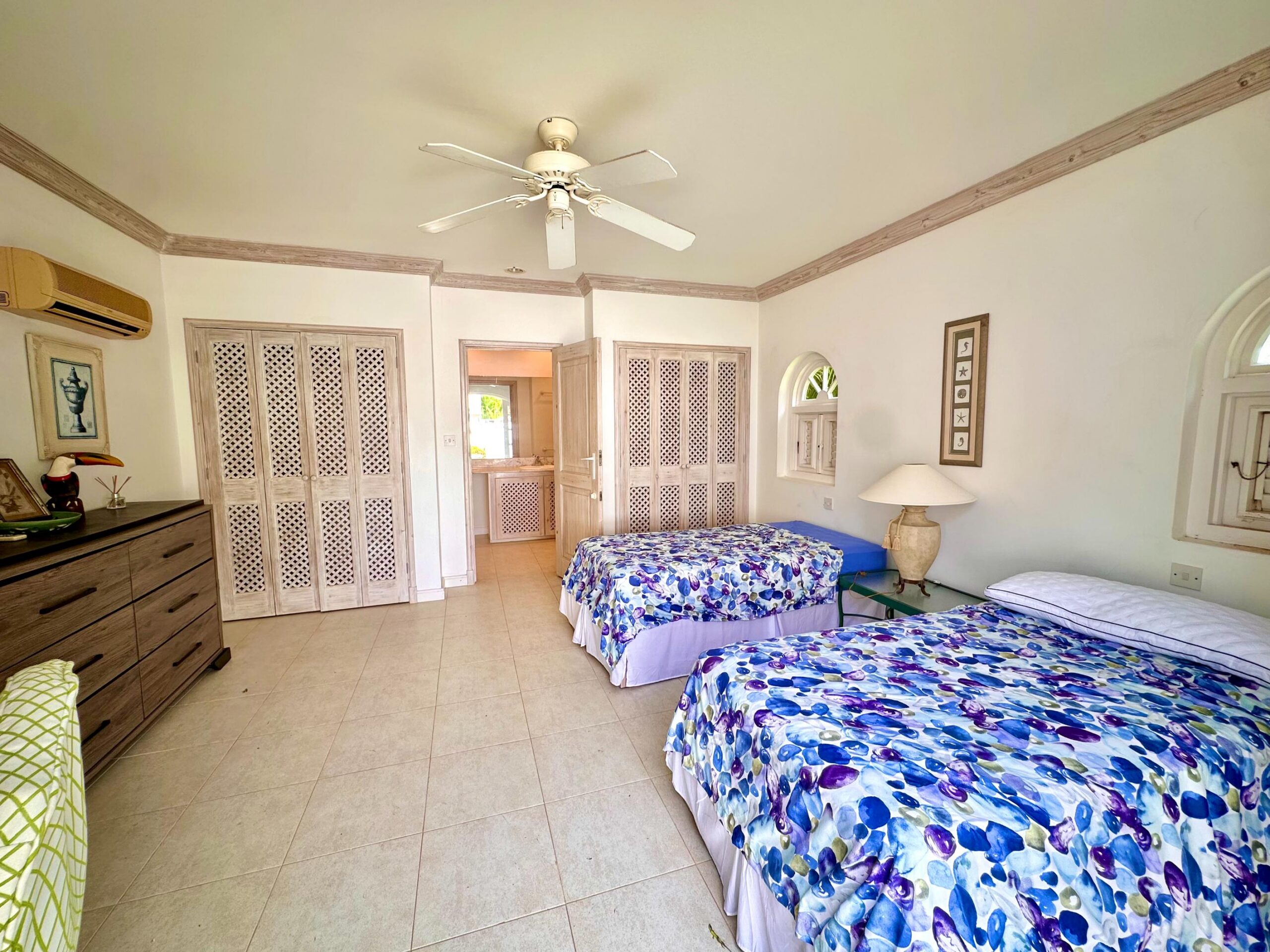 Bedroom with fitted wardrobes at Forest Hills 6, Royal Westmoreland, Barbados