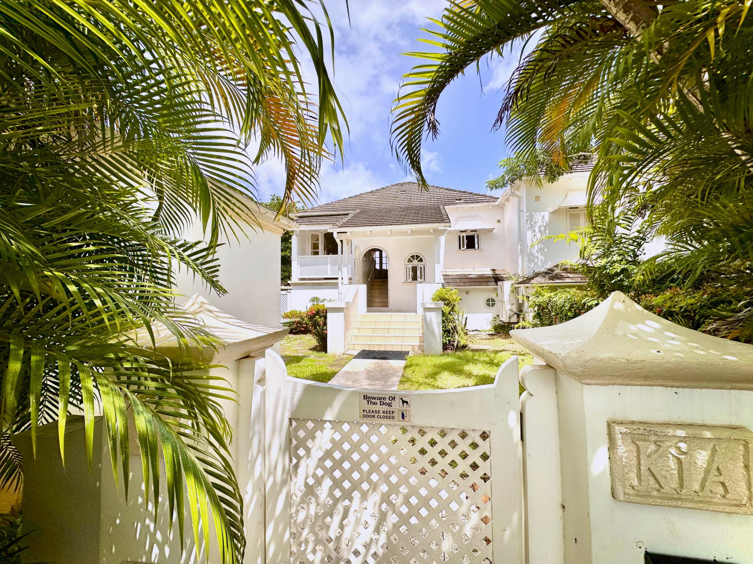 Exterior of Forest Hills 6 villa with tropical gardens, Royal Westmoreland, St. James